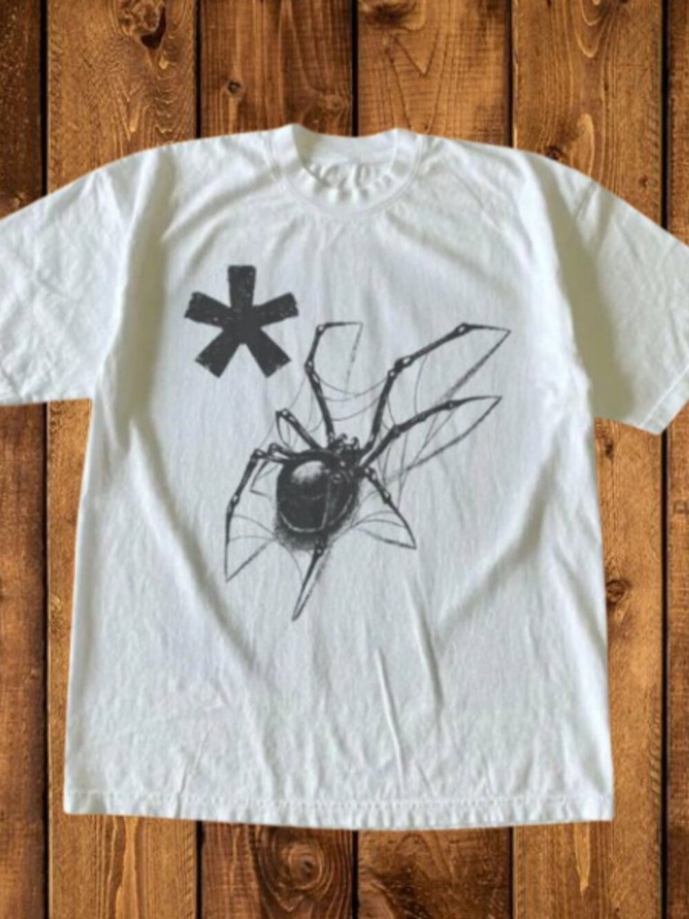 White Spider Graphic Tee Dark T-Shirt